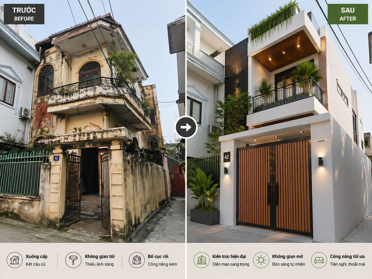 sửa chữa nhà Thanh Hóa - Hình ảnh sau khi hoàn thiện cải tạo