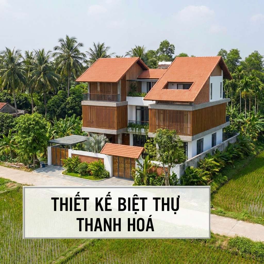 Thiết kế nhà 3 tầng Thanh Hóa đẹp, tối ưu công năng