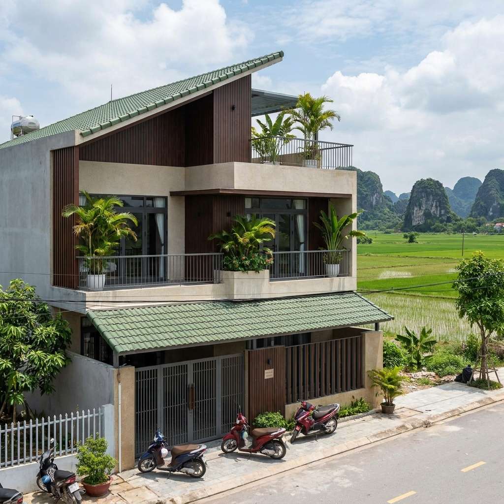 Thiết kế nhà phố Thanh Hóa đẹp, tối ưu công năng