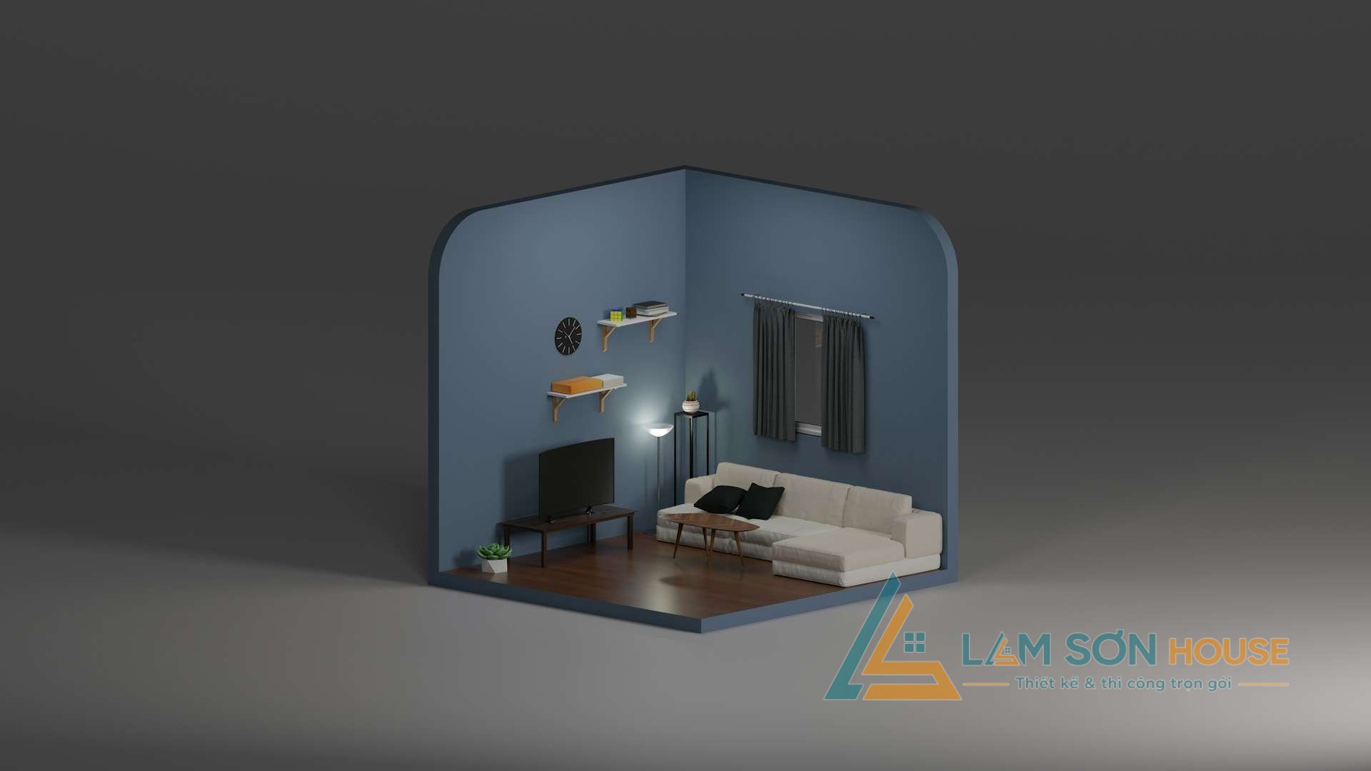 Thiết kế 3D chung cư Thanh Hóa - phối cảnh tổng thể hiện đại, sang trọng