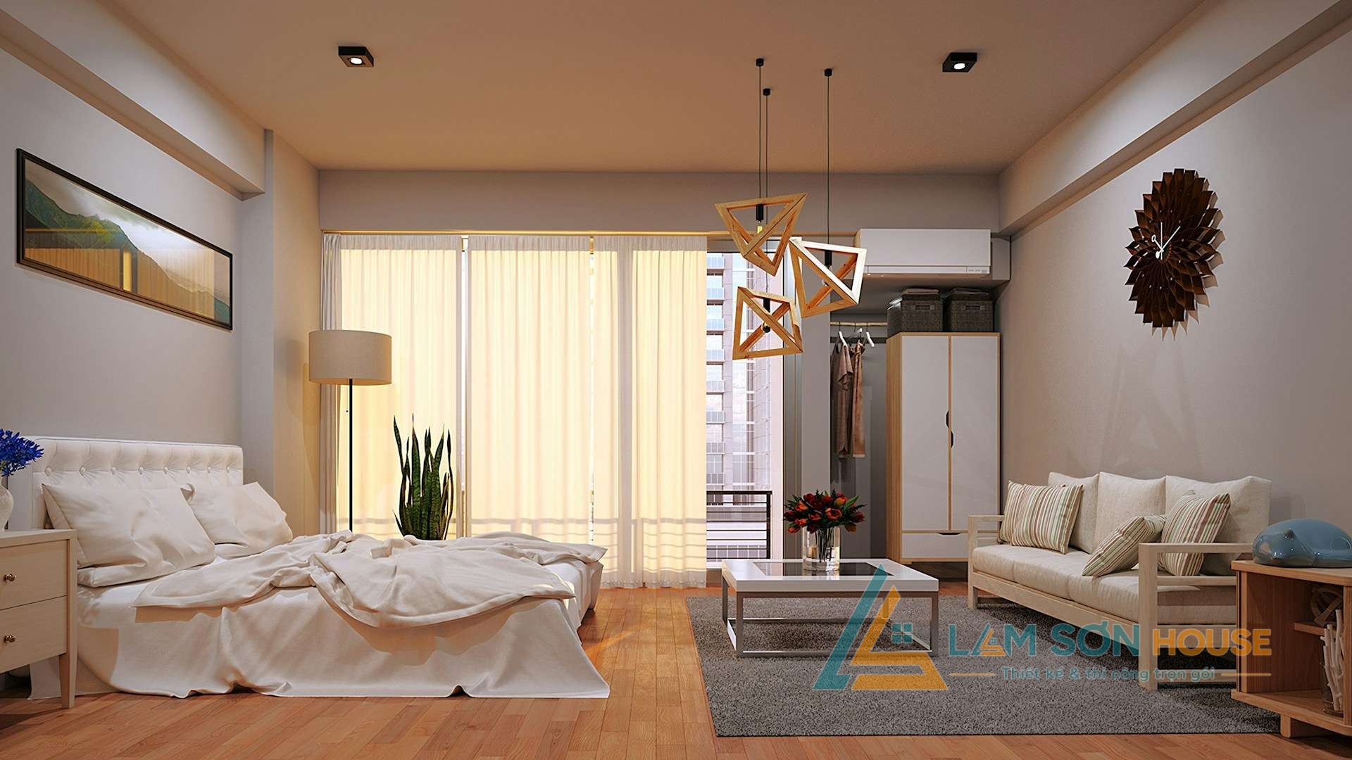 Thiết kế 3D chung cư Thanh Hóa