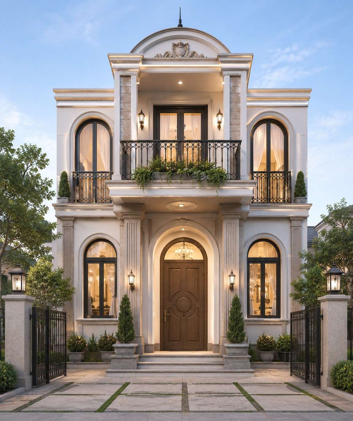thiết kế nhà tân cổ điển Thanh Hóa