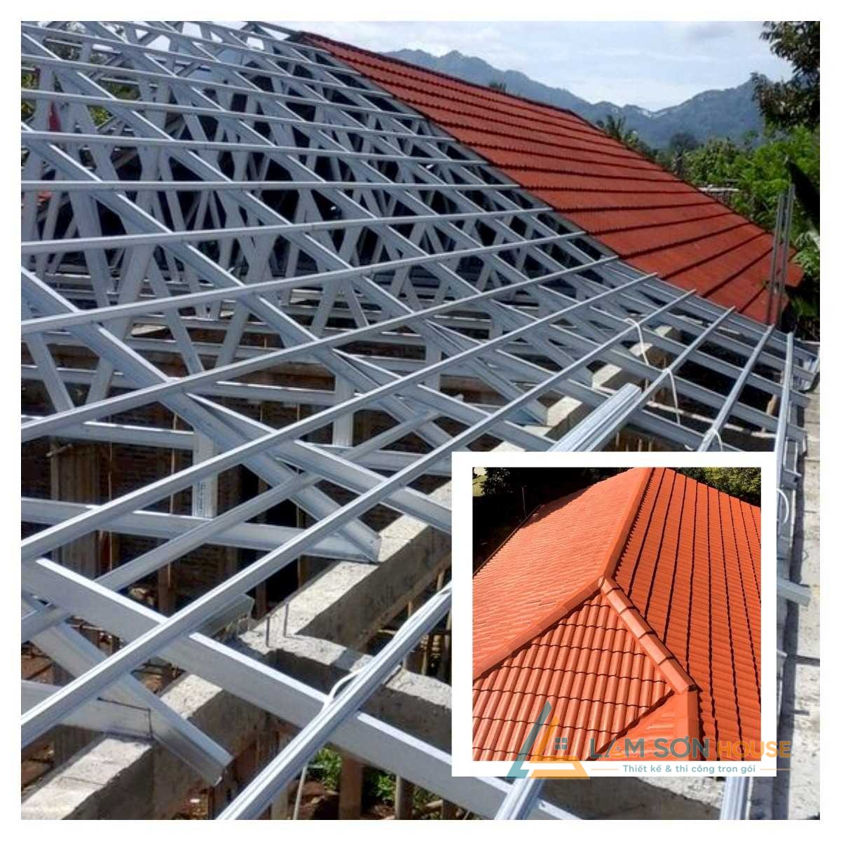 khung kèo thép nhẹ Thanh Hóa - vật liệu thép siêu nhẹ chống gỉ cho mái bền lâu