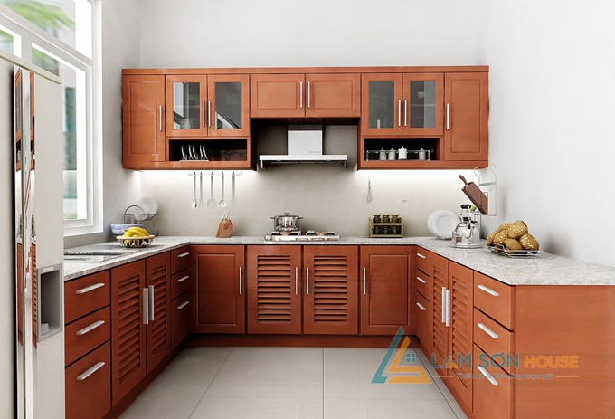 Thi công tủ bếp chung cư Thanh Hóa