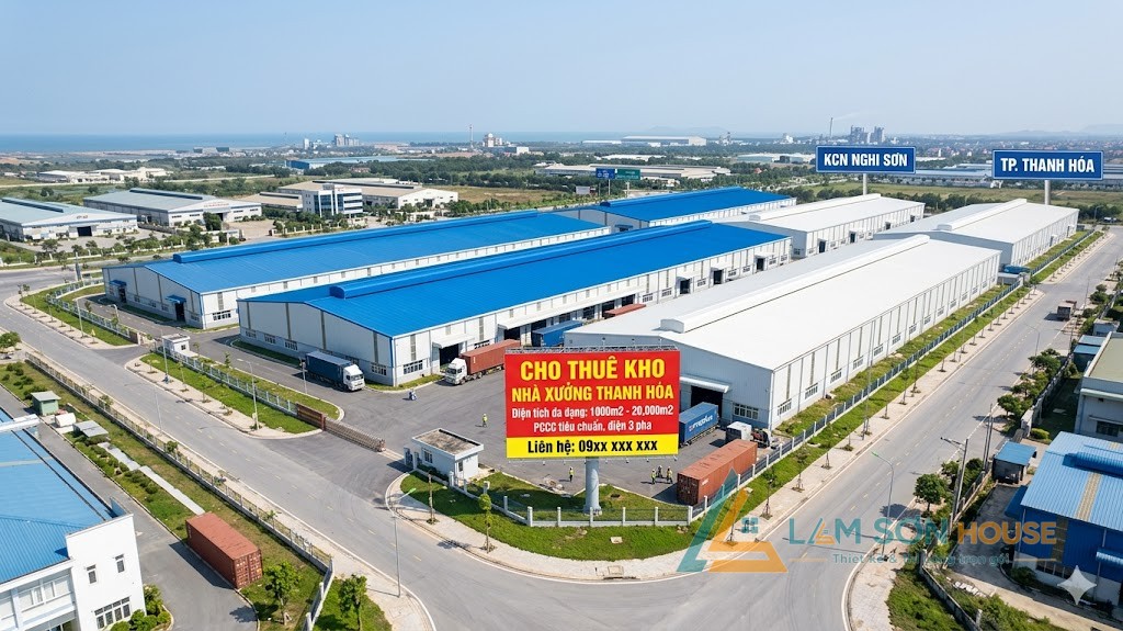 Cho Thuê Kho Nhà Xưởng Thanh Hóa Giá Tốt, Diện Tích Đa Dạng, Pháp Lý Rõ Ràng